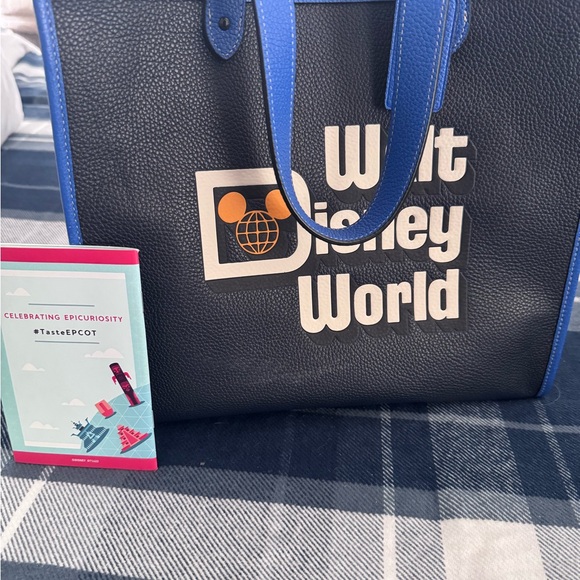 Coach x Disney Parks Walt Disney World Leather Field Tote - Picture 15 of 16